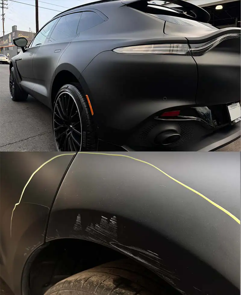 Aston Martin minor scratch repair