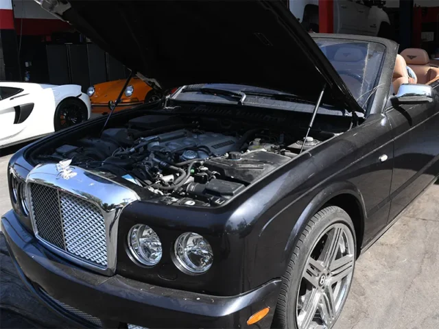 bentley-engine Bentley engine inspection at John's European Auto