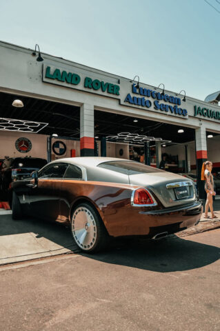 european-auto-service-los-angeles-rolls-royce Rolls-Royce at European Auto Service luxury auto repair facility in Los Angeles