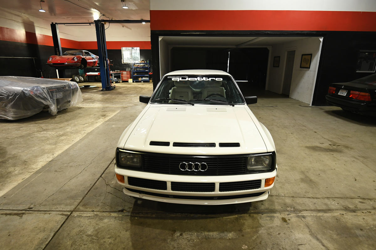 1983 Audi Sport Quattro as it arrived at European Auto Service in Reseda for restoration