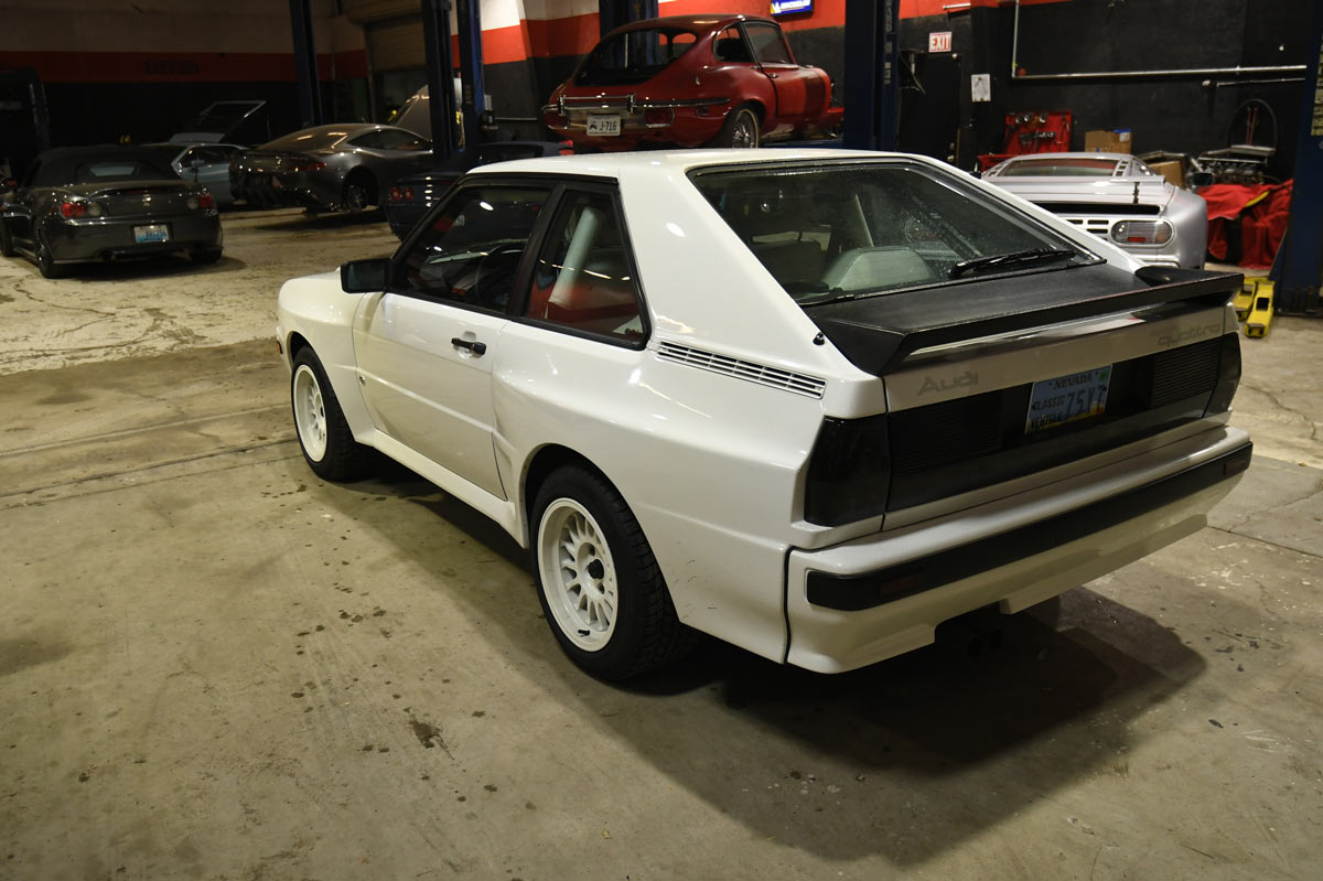 1983 Audi Sport Quattro after restoration at European Auto Service in Reseda